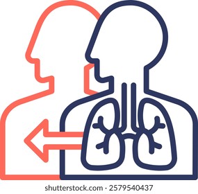 Organ Transplantation Icon Outline Vector Illustration