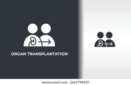 Organ Transplantation Vector, Icon Or Logo Sign Isolated Symbol Illustration