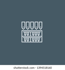 Organ vector icon. Organ concept stroke symbol design. Thin graphic elements vector illustration, outline pattern for your web site design, logo, UI. EPS 10.