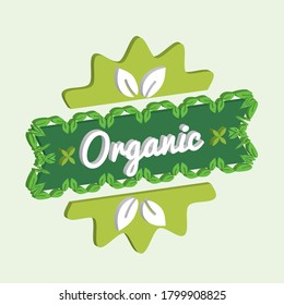 organic 3D vintage vector labe is the graphic arts,refers to pre-made images used to illustrate any medium. 