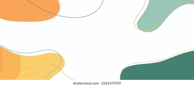 Organic abstract background with fluid shapes and lines, perfect for modern and natural designs.
