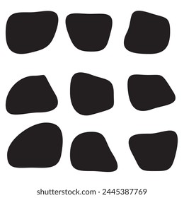 Organic abstract blobs and shapes design eps10