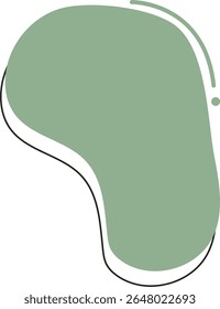 Organic abstract curves and playful elements


