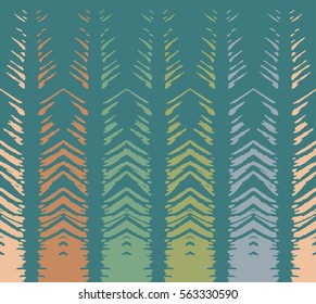 Organic abstract pattern on dark turquoise base
