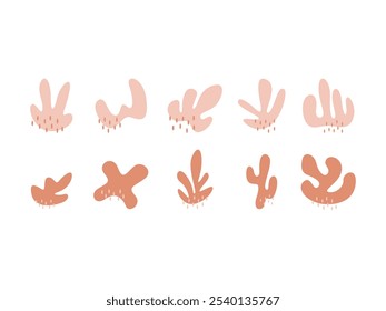 Organic Abstract Shape Element Set