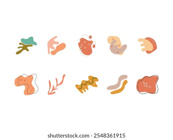 Organic Abstract Shape Element Set 
