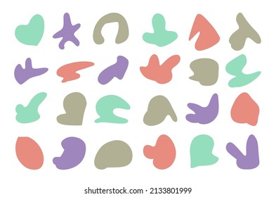 Elemento vector de forma abstracta orgánica