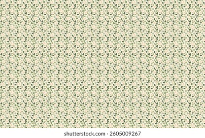 Organic abstract shapes in earthy green and beige tones