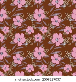 Patrón floral de Formas abstractas orgánicas. patrón inconsútil orgánico de la forma de la hoja y de la flor. modelo inconsútil moderno del Vector del patrón del verano de la silueta de las hojas en el fondo blanco