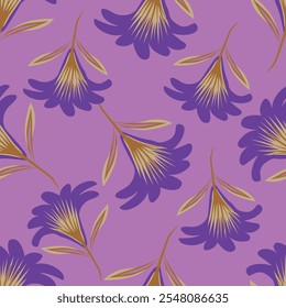 Organic abstract shapes floral pattern. leaf and flower shape organic seamless pattern. leaves silhouette summer seamless pattern modern vector style on white background