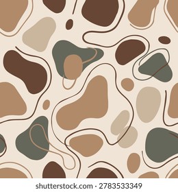 Organic Abstract Shapes Seamless Pattern This seamless pattern design is perfect for textile printing, fabric design, and digital backgrounds. Fully tillable and repeat-ready.