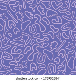 Formas de risita abstracta orgánica. Patrón de repetición sin problemas. Ideal para decoración casera, envoltura, moda, raspado, papel pintado, regalo, niños, ropa.