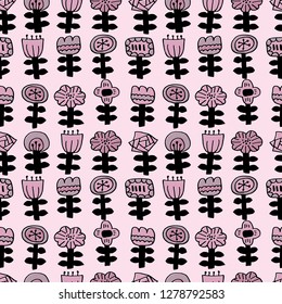 Organic background. Seamless pattern.Vector.