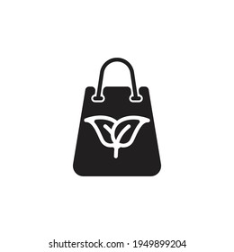 Organic Bag icon in vector. Logotype