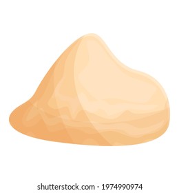 Organic baobab powder icon. Cartoon of Organic baobab powder vector icon for web design isolated on white background