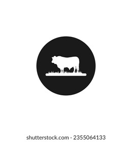 Organic beef icon vector isolated in flat style. Best Organic beef icon for product packaging design element. Elegant Organic beef label for packaging design element.