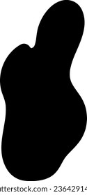 Organic black blob with irregular shape, abstract blotches, abstract, abstract shape, abstract simple liquid, minimalist, random organic shapes vector