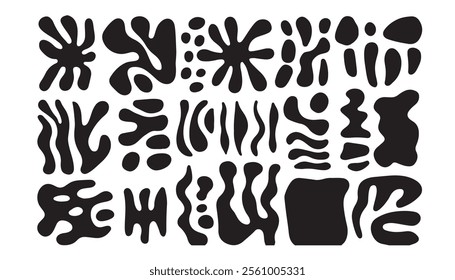 Organic Black and White Modern Patterns