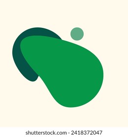 Organic blob, blot. Random blob organic geometric round pattern Random blotch . vector illustration.