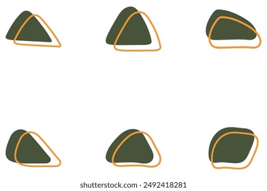 Organic blob shape design set