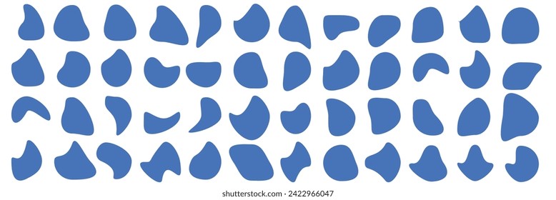 Organic blob shape. irregular round liquid vector element. abstract fluid art.