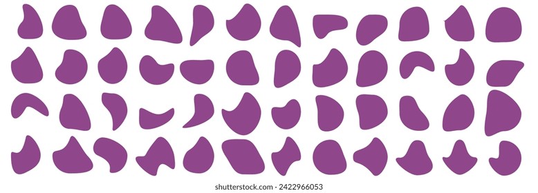 Organic blob shape. irregular round liquid vector element. abstract fluid art.