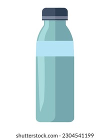 Organic bottle icon with clean design isolated