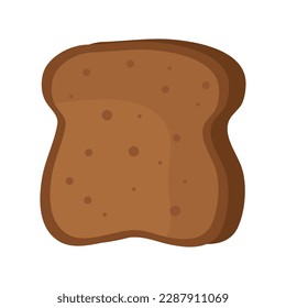 Organic bread symbolizes healthy eating and freshness icon
