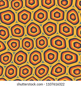 Organic cells seamless repetitive vector pattern