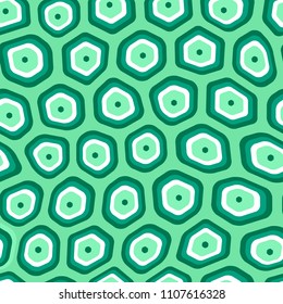 Organic cells seamless repetitive vector pattern