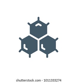 organic chemistry icon glyph