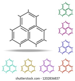 organic chemistry line icon. Elements of Medicine in multi color style icons. Simple icon for websites, web design, mobile app, info graphics