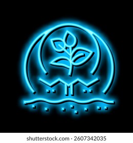 organic chemistry neon light sign vector. organic chemistry illustration