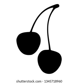 Organic Cherries Clipart