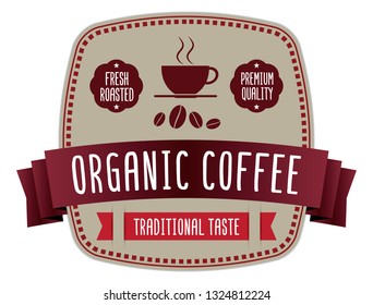 Organic Coffee Label