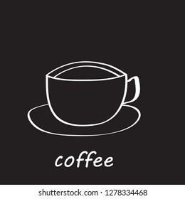 Organic coffee leaf, bean vector hand drawn template packaging cosmetic, label, banner, poster, identity, branding. Stylish design with sketch illustration of coffee sketch. Natural organic.