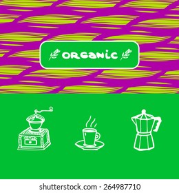 organic coffee menu