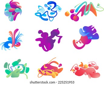 Organic Colors background elements