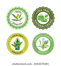 Organic Coloured badges emblem collection