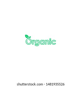 Organic Company Logo Design Vector Stock Vector (Royalty Free) 1481935526