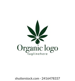 Organic company logo design vector eps free download for your business