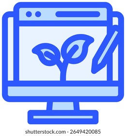 Organic Content icon symbol. Vector illustration
