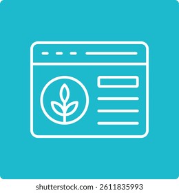 Organic Content vector icon. Can be used for printing, mobile and web applications.