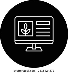 Organic Content vector icon. Can be used for printing, mobile and web applications.