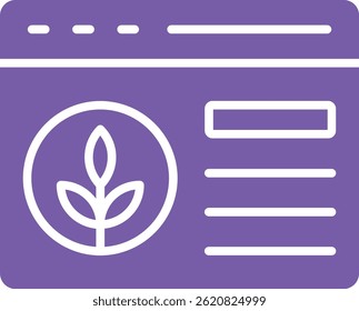 Icono de Vector de contenido orgánico. Se puede utilizar para aplicaciones de impresión, móviles y de Web.