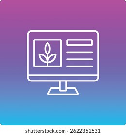 Organic Content vector icon. Can be used for printing, mobile and web applications.