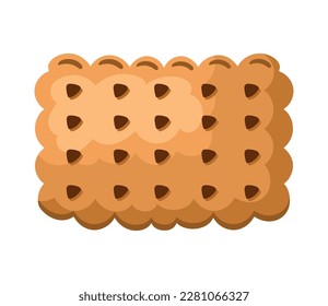 organic cookie sweet icon isolated