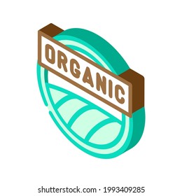 organic cosmetic symbol isometric icon vector. organic cosmetic symbol sign. isolated symbol illustration