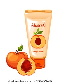 organic cosmetics - Peach Body Lotion
