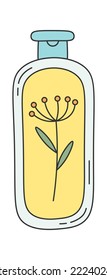 Organic cosmetics tube Beauty icon. Vector illustration